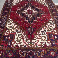 فرش دستباف (بساک)جفت نقشه هریس درحد نو|فرش|مشکین‌دشت, |دیوار