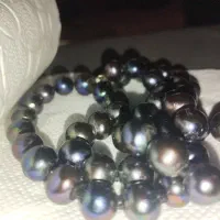 گردنبند مروارید سیاه اصلی