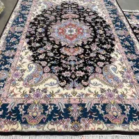 فرش دستباف (بساک)جفت ۶ م طرح سالاری گل ابریشم|فرش|مشکین‌دشت, |دیوار