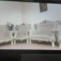 فروش مبل هفت نفره کاملا سالم بدون میز عسلی