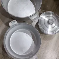 سرویس قابلمه روحی ،سیتی استیل بزرگ، سینی روحی|ظروف پخت‌وپز|اصفهان, باغ دریاچه|دیوار