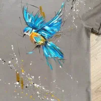 اموزش نقاشی رو لباس