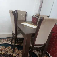 میز غذا خوری ۴نفره درحدنو|میز و صندلی غذاخوری|تاکستان, |دیوار