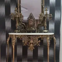 خریدار و فروش آینه و کنسول و آینه شمعدان برنزی