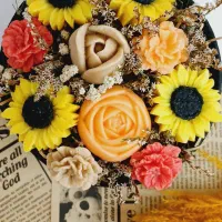 تولید انواع باکس های گل(شمعی)