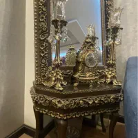آیینه کنسول شمعدان ساعت|بوفه، ویترین، کنسول|تهران, فردوس|دیوار