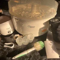 ست کامل استریل شیشه شیر وپستانک وگرم کن شیشه شیر|اسباب و اثاث بچه|تهران, باغ فیض|دیوار