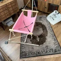 گهواره صورتی در حد نو