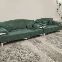 پرده و مبل زیبا و نو