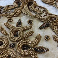 رومیزی سنگ دوزی هند|پرده، رانر، رومیزی|تهران, سازمان برنامه جنوبی|دیوار