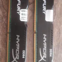 رم Fury hyperx DDR4 2400MHz ۸ گیگ دو عدد