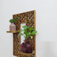 هدیه روزمادرشلف دیواری دور ستاره دوطبقه|کتابخانه، شلف، قفسه‌های دیواری|طرقبه, |دیوار