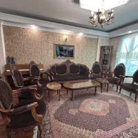 مبل استیل ۹ نفره قهوه‌ای تمیز و محکم