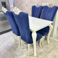 میز غذا خوری چوبی 4نفره