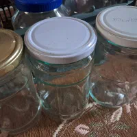 بطری شیشه ای درب دار