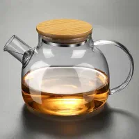 قوری شیشهای پیرکس شعله مستقیم ۱۰۰۰ml