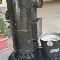 بخاری نفتی گازوئیلی آتشخانه چدن در حد نو