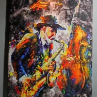 دو عدد تابلو مخمل