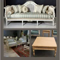 مبلمان استیل9نفره همراه جلومبلی (اقساط)|مبلمان خانگی و میز عسلی|زاهدان, |دیوار