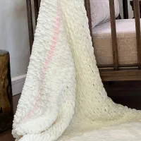 پتو بافتنی پافی کودک|کفش و لباس بچه|تنکابن, |دیوار