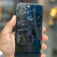 آیفون سون پلاس مشکی درب شیشه