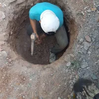 چاه فاظلاب و آب