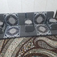 مبل خلیجی تمیز در حد نو ۷ نفره