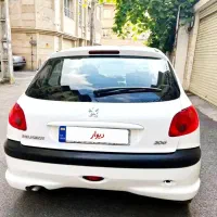 پژو 206 مدل 1396