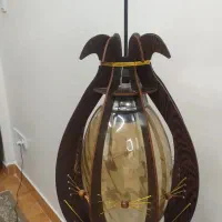 لوستر چوبی مخصوص آشپزخانه و اتاق خواب ،مهتابی