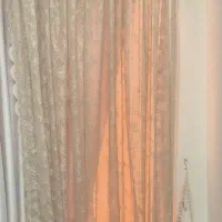 والان پرده نو نو کرم رنگ