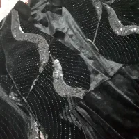 مانتو دوتیکه مخمل بلند سایز ۲|لباس|باسمنج, |دیوار