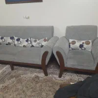 مبل راحتی طوسی