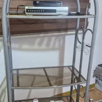 میز تلویزیون فلزی چهار طبقه|میز تلویزیون|رشت, منظریه|دیوار