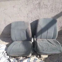 یک دست صندلی جلو پراید سالم