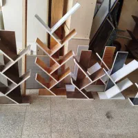 کتابخانه درختی|کتابخانه، شلف، قفسههای دیواری|کاشان, آیت الله سعیدی|دیوار