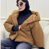 کاپشن اسکیمویی رنگ نسکافه ای