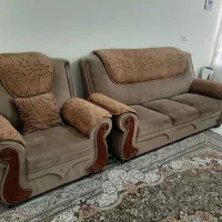 مبل ۹ نفره به همراه جلومیلی و عسلی