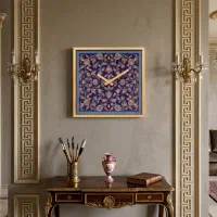 تابلوفرش ابریشم ساعت دیواری