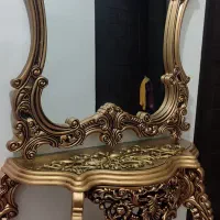 آینه کنسول .ساعت .میز تلویزیون