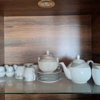 سرویس چای خوری چینی بهمراه نمکدان