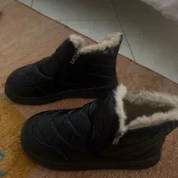 نیم بوت سایز ۳۸ نرمال رنگ مشکی داخل کرک