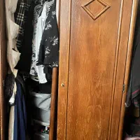 دو کمد چوبی و کفه تخت نئوپان و کفه تخت چوبی