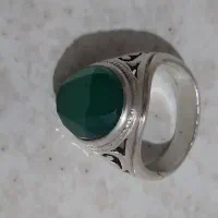 انگشتر عقیق سبز|جواهرات|طرقبه, |دیوار