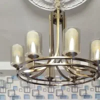 لوستر ۸شاخه برنز