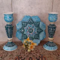 ظروف مسی میناکاری|صنایع دستی و سایر لوازم تزئینی|شیراز, تندگویان|دیوار