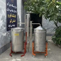 دستگاه عرق گیر و گلاب گیر 600 لیتری صنعتی