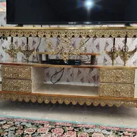 زیر تلویزیونی برنز در حد نو