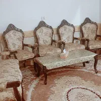 میز صندلی تمیز چهار نفره ،|میز و صندلی غذاخوری|شوشتر, |دیوار