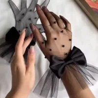 دستکش گوتیک تور دست ساز خاص شیک|لباس|سنندج, |دیوار