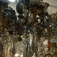 لوستر ۱۵ شعله تمام برنزی مدل پرنس|لوستر و چراغ آویز|اراک, |دیوار